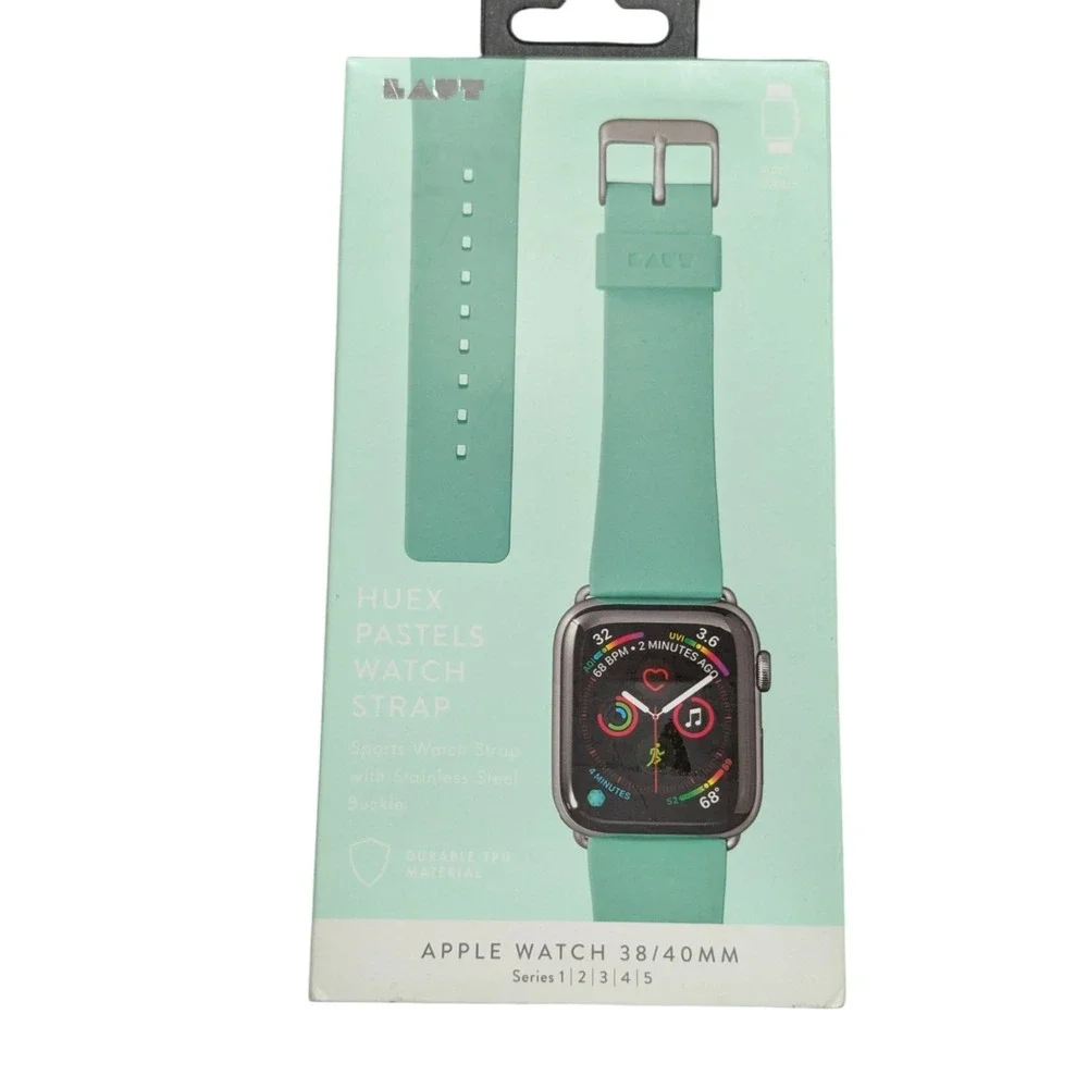 V4-N LAUT Huex Pastels Watch Strap For Apple Watch 38mm / 40mm - Pastel Green